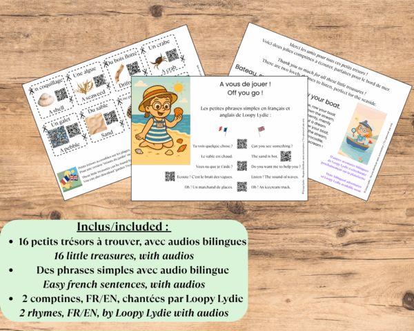 Chasse au trésor à la plage / Beach treasure hunt – Image 2