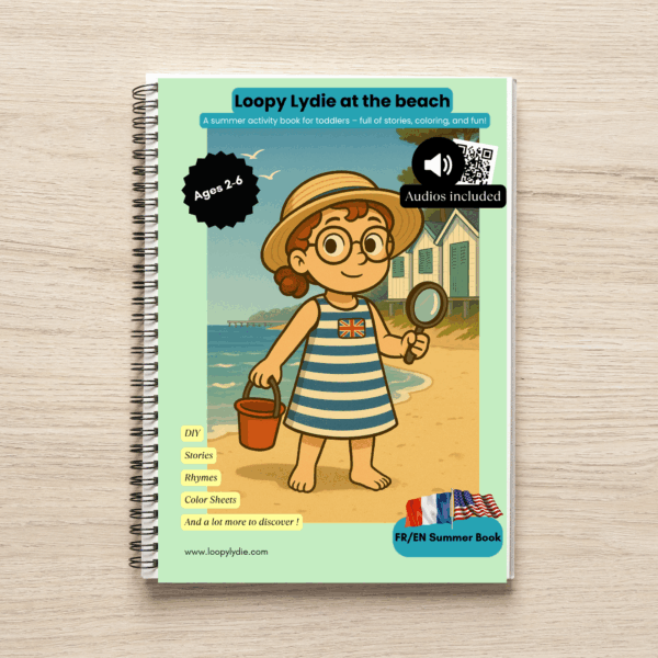 Summer Activity Book for Kids (2–6) – 72 Pages + Audios