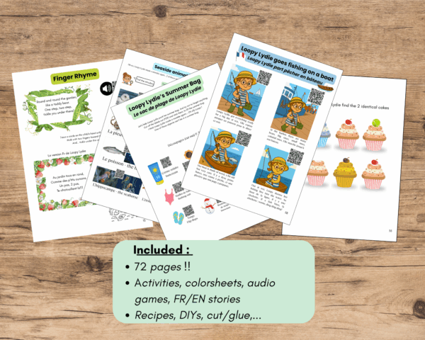 Summer Activity Book for Kids (2–6) – 72 Pages + Audios – Image 4